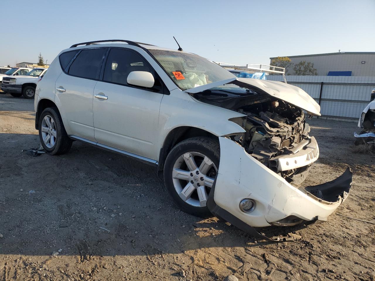 2007 Nissan Murano VIN JN8AZ08T47W530010 Copart auction photo, front end damage thumbnail 4