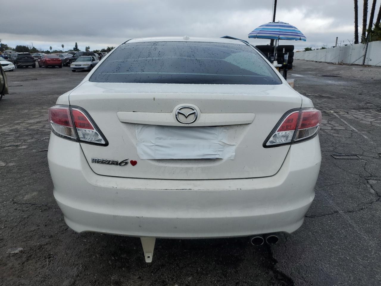 2009 Mazda 6 VIN 1YVHP82A195M28687 Copart auction photo, side damage thumbnail 6