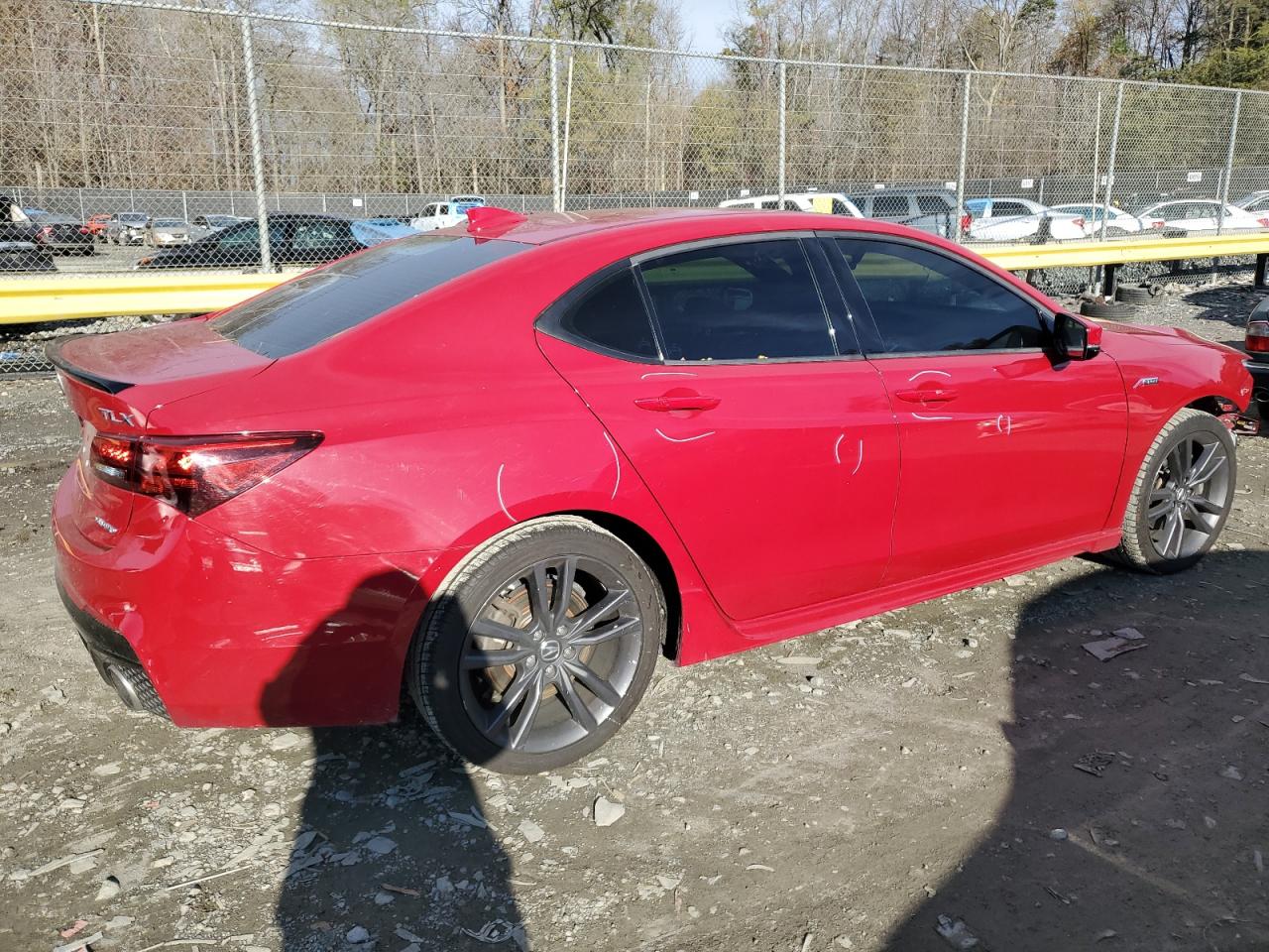 2018 Acura TLX VIN 19UUB3F6XJA000304 Copart auction photo, front end / minor dent/scratches damage thumbnail 3