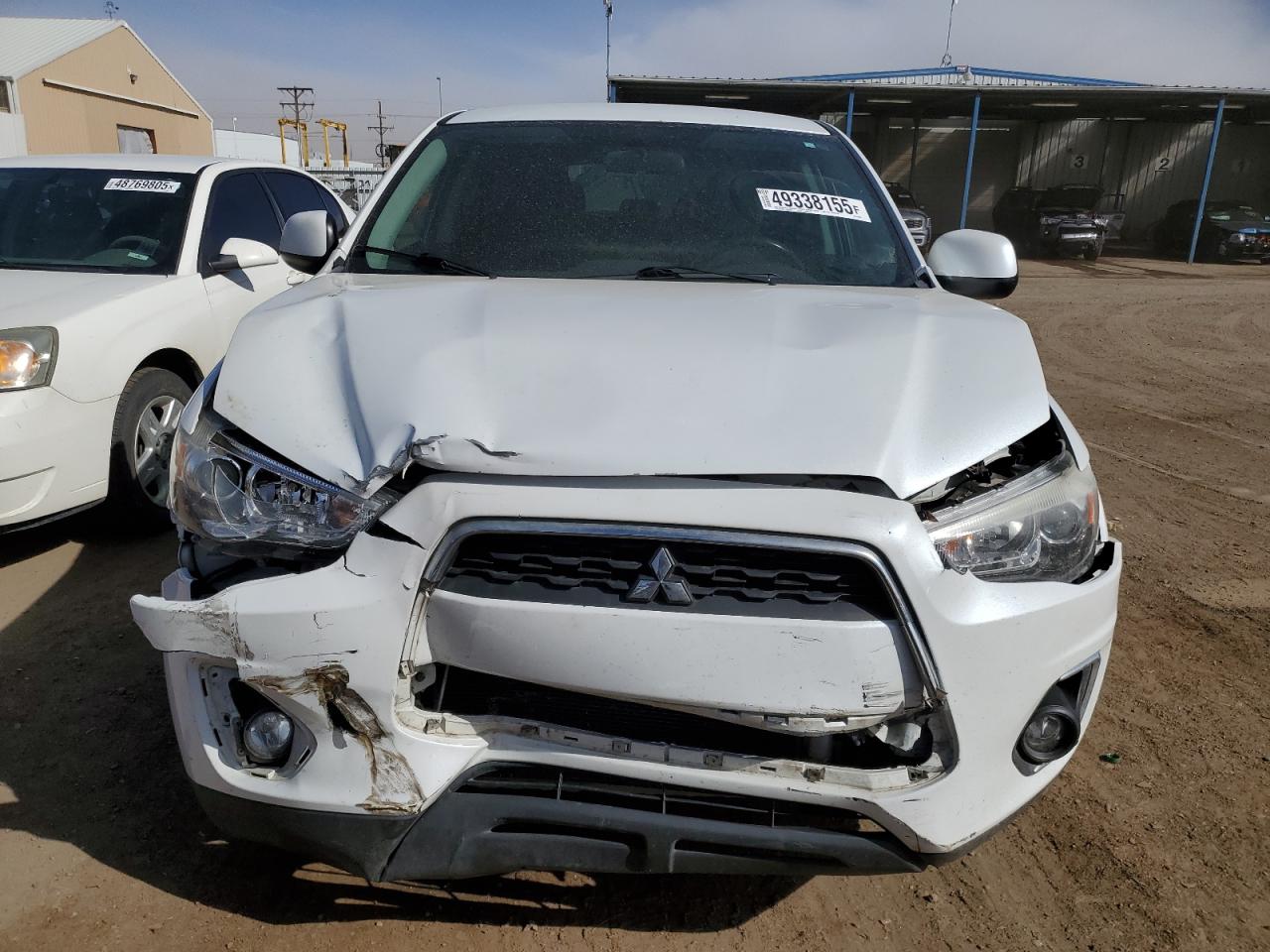 2015 Mitsubishi Outlander VIN 4A4AP3AU8FE032489 Copart auction photo, front end / all over damage thumbnail 5