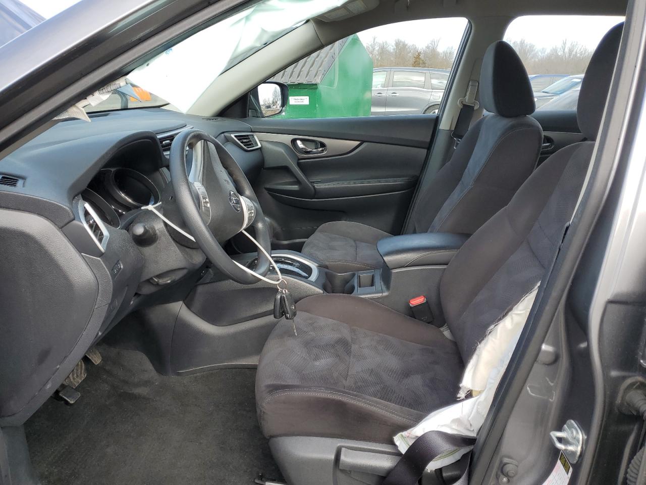 2015 Nissan Rogue VIN KNMAT2MV8FP576769 Copart auction photo, side damage thumbnail 7