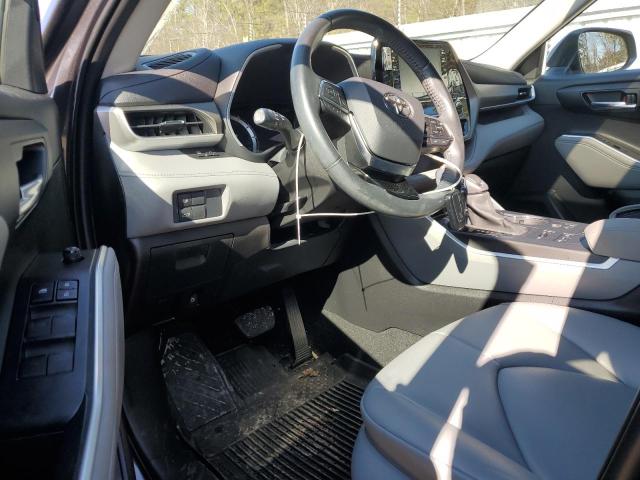 2021 Toyota Highlander VIN 5TDHZRBH3MS536525 Copart auction photo, front end / minor dent/scratches damage thumbnail 8
