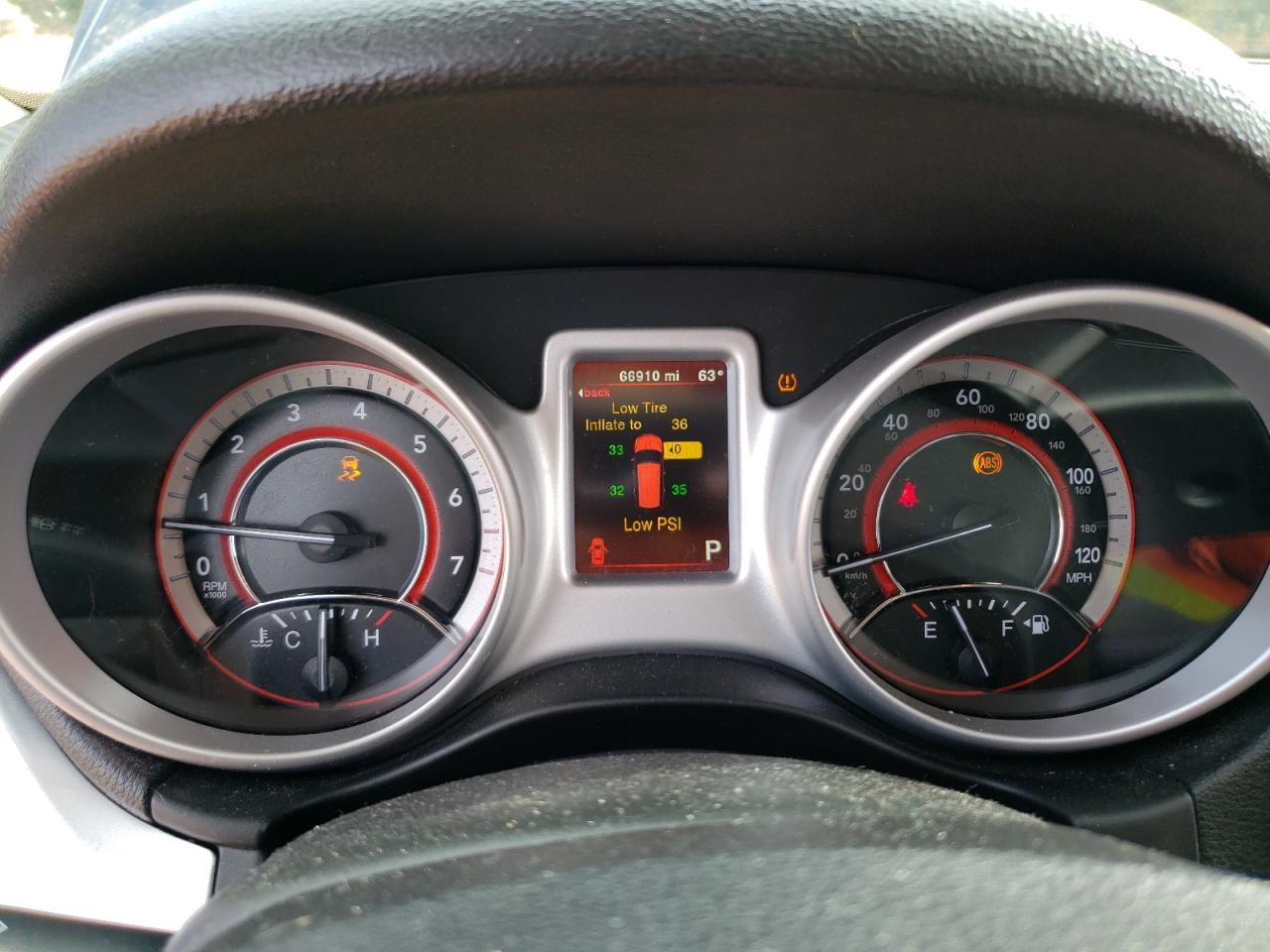 2019 Dodge Journey VIN 3C4PDCAB3KT866155 Copart auction photo, side / front end damage thumbnail 9