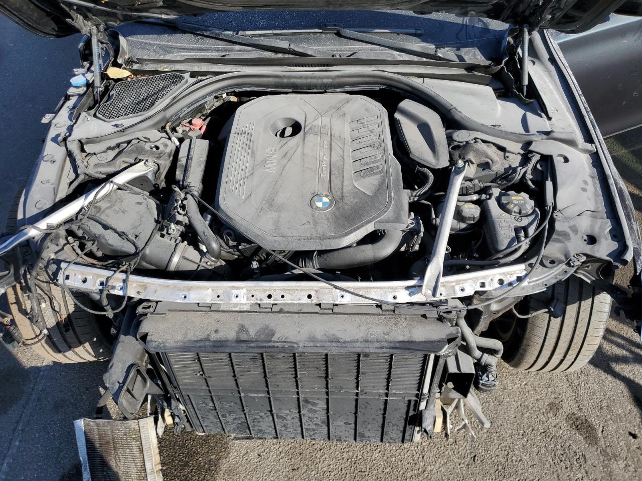 2019 BMW 7er VIN WBA7E4C56KGV70297 Copart auction photo, front end / side damage thumbnail 11