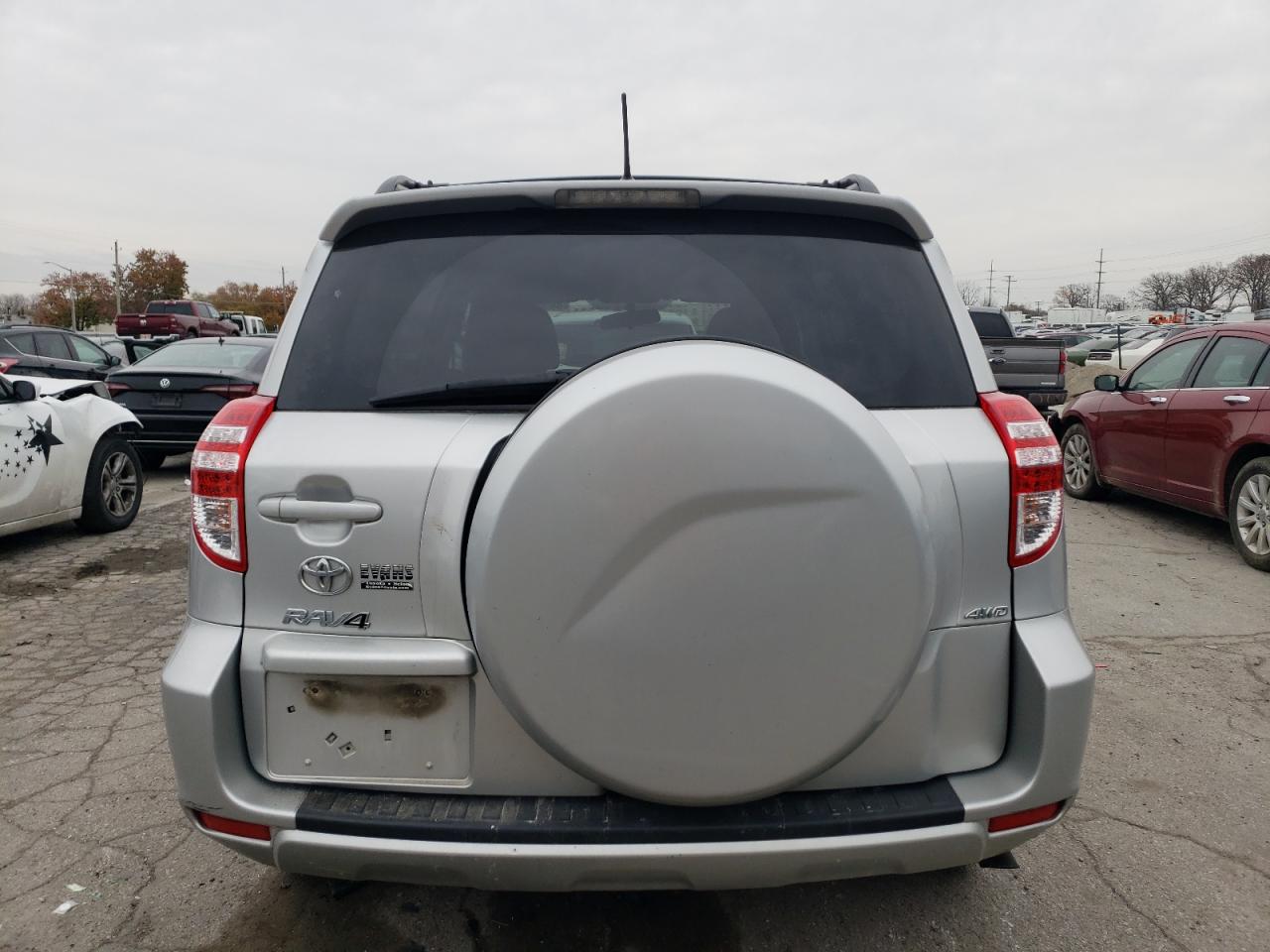 2012 Toyota RAV 4 VIN 2T3BF4DV4CW224943 Copart auction photo, front end / side damage thumbnail 6