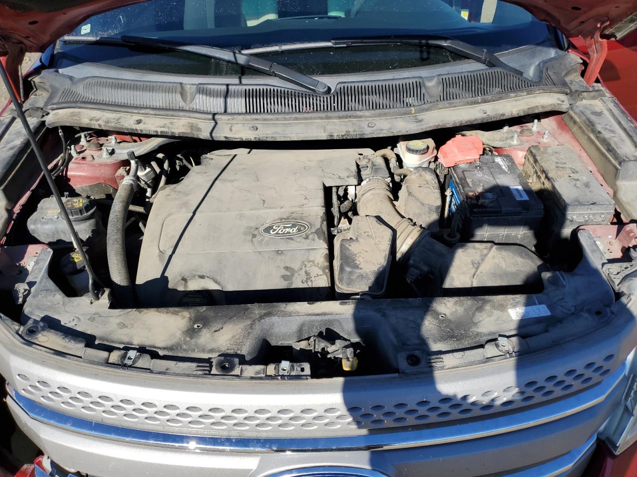 2014 Ford Explorer VIN 1FM5K7B81EGA16052 Copart auction photo, front end / minor dent/scratches damage thumbnail 12