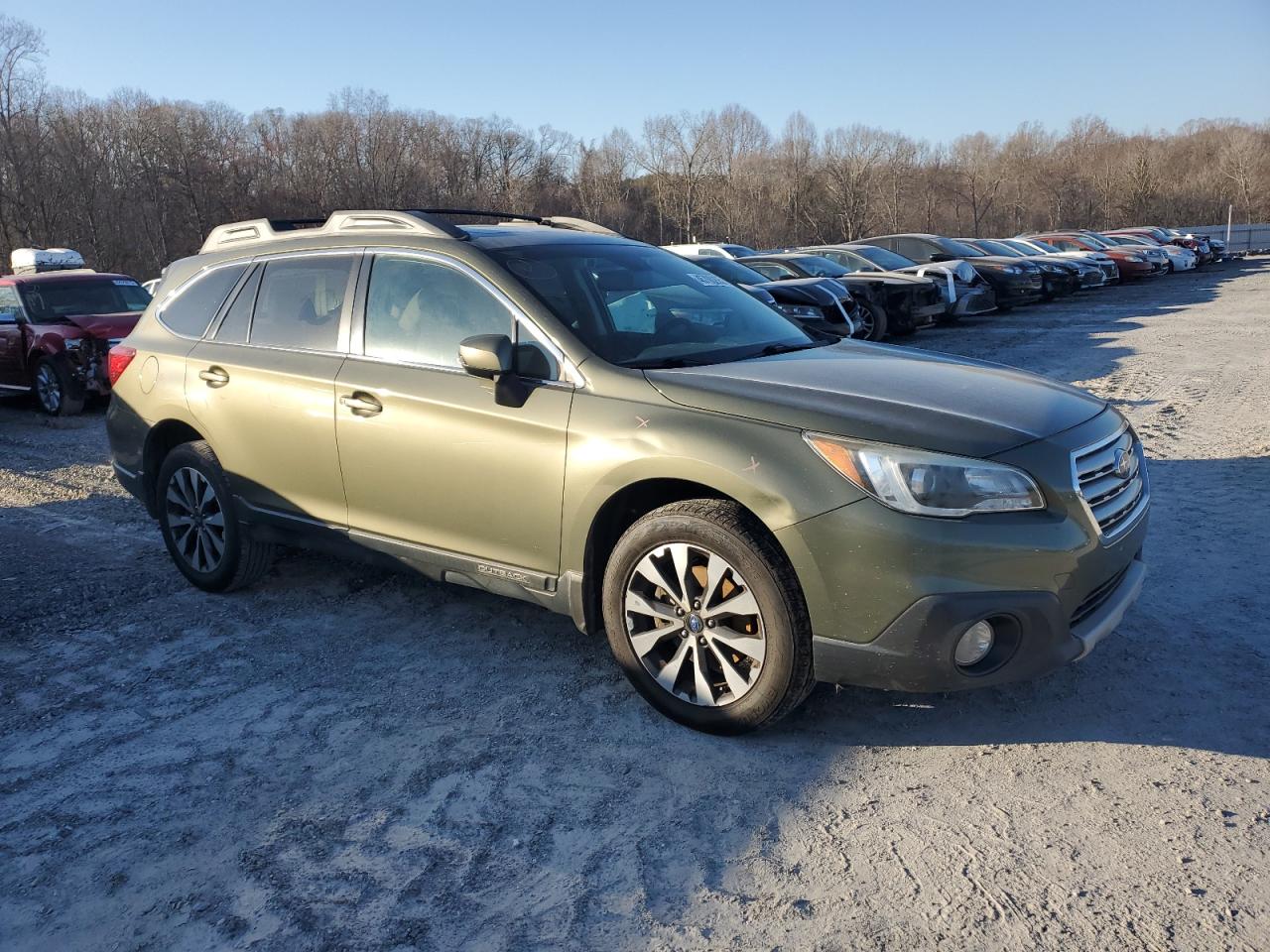 2016 Subaru Outback VIN 4S4BSBNC9G3338941 Copart auction photo, front end / side damage thumbnail 4