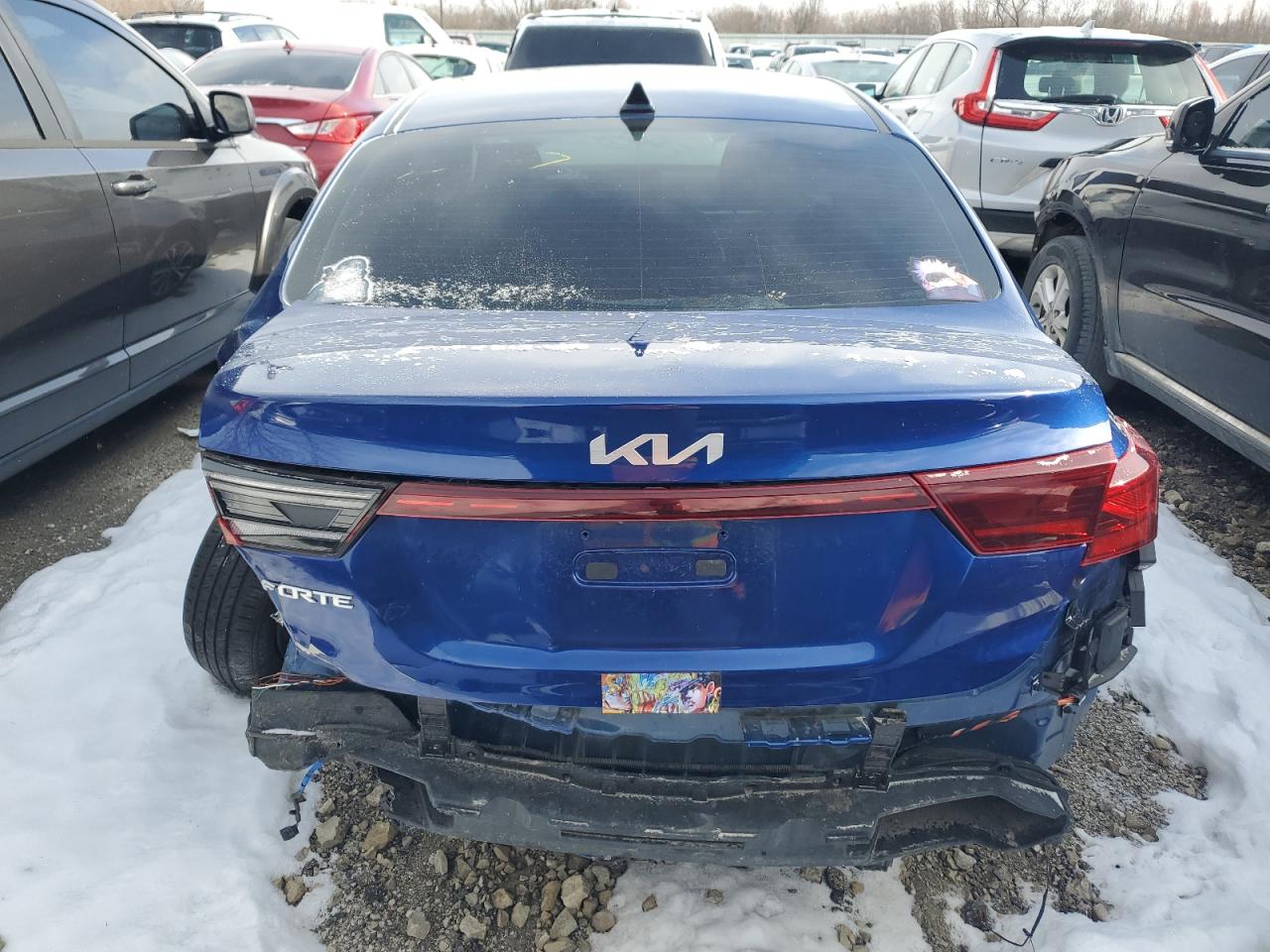 2023 KIA Forte VIN 3KPF24AD5PE612807 Copart auction photo, rear end / front end damage thumbnail 6