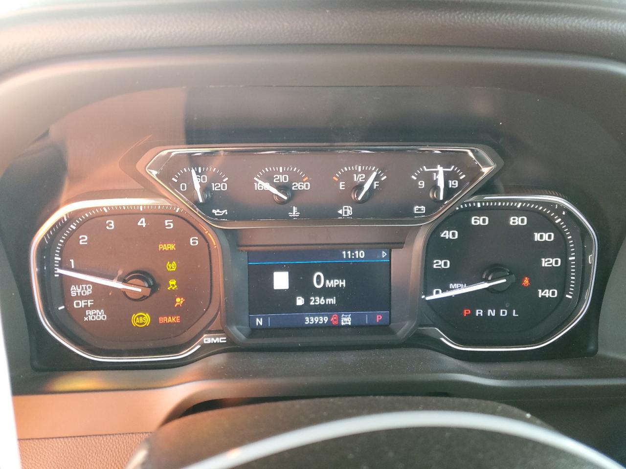 2020 GMC Sierra VIN 3GTU9DEL1LG228008 Copart auction photo, all over damage thumbnail 9