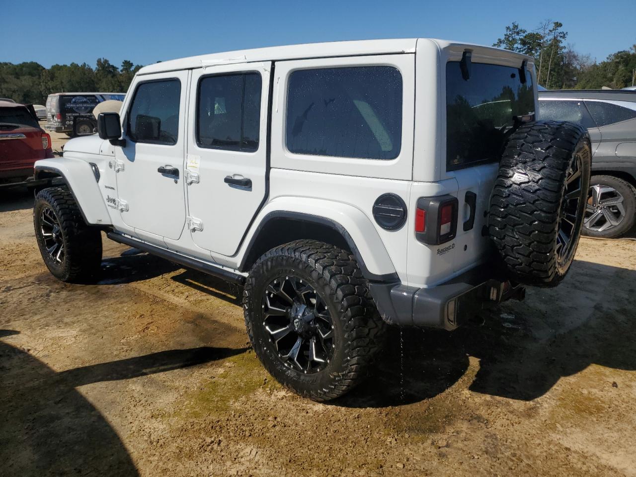 2020 Jeep Wrangler VIN 1C4HJXEN5LW188285 Copart auction photo, water/flood damage thumbnail 2