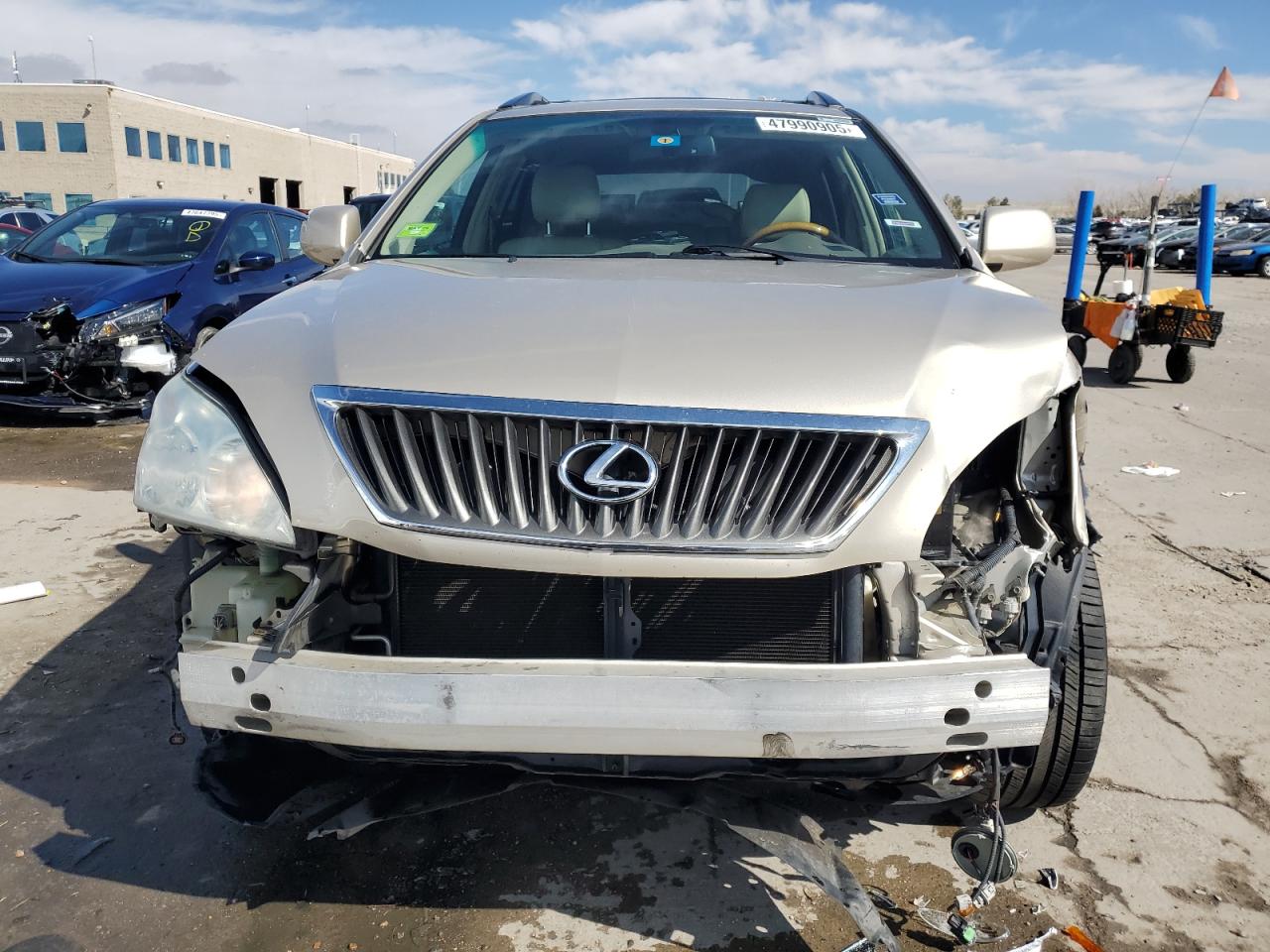 2008 Lexus RX VIN 2T2GK31UX8C034200 Copart auction photo, front end damage thumbnail 5