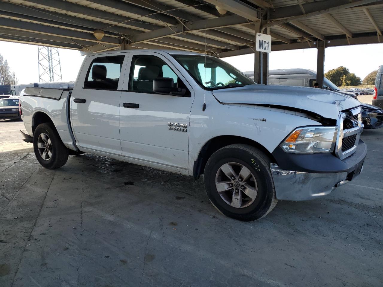 2018 RAM 1500 VIN 1C6RR6KG4JS259405 Copart auction photo, rear end / front end damage thumbnail 4