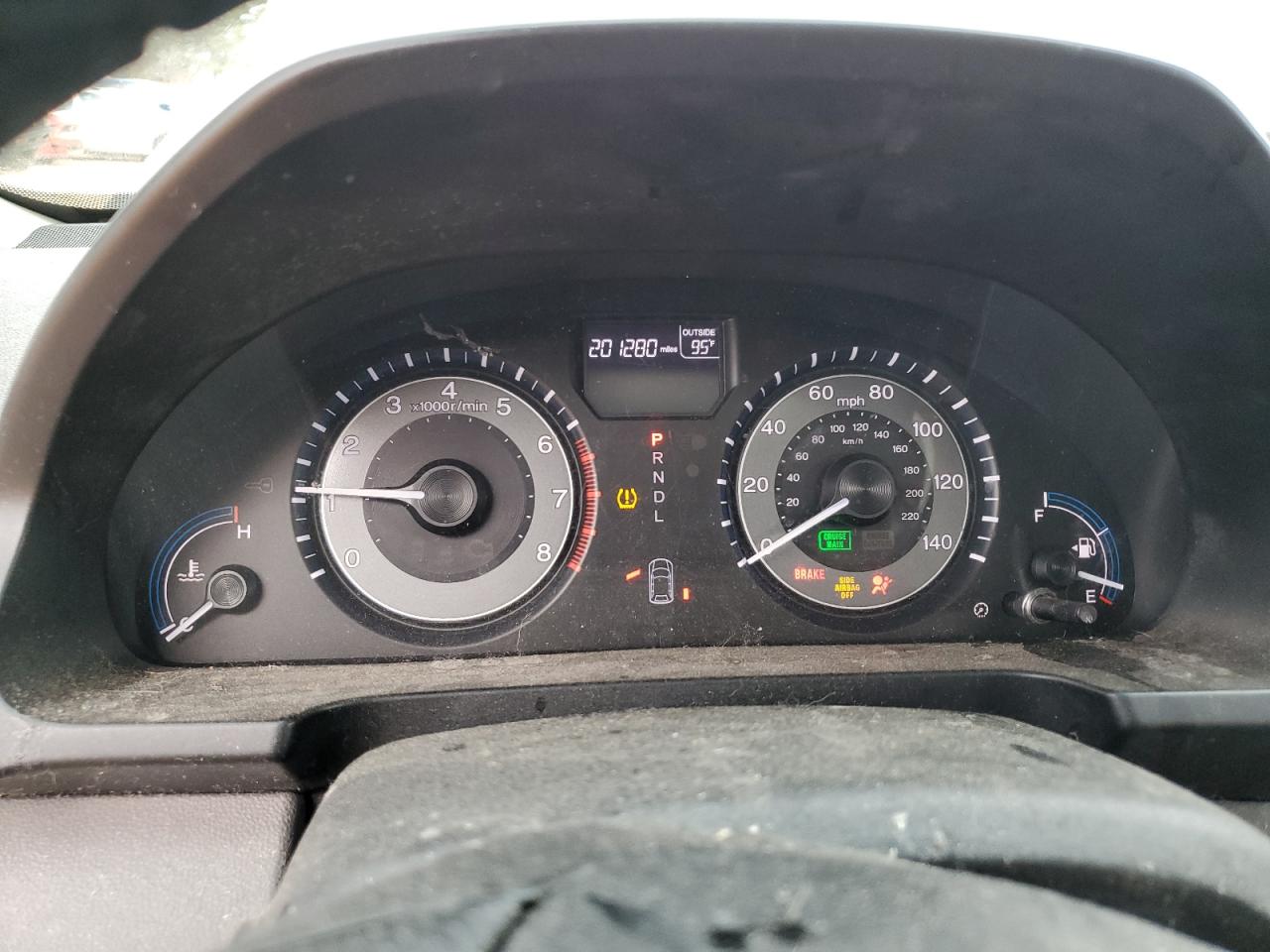 2012 Honda Odyssey VIN 5FNRL5H61CB146935 Copart auction photo, front end damage thumbnail 9