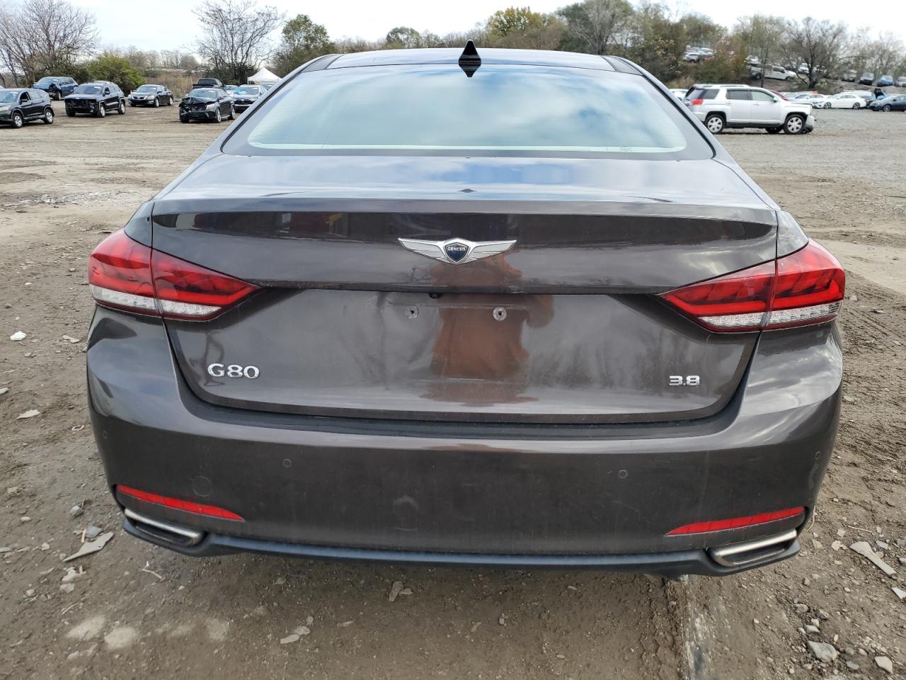 2017 Genesis G80 VIN KMHGN4JE5HU193876 Copart auction photo, front end damage thumbnail 6
