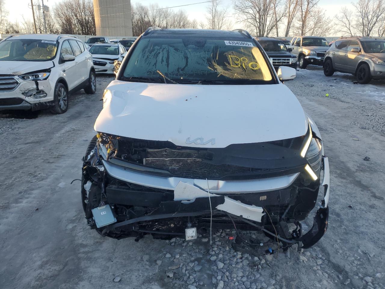 2023 KIA Sportage VIN 5XYK5CAF8PG009175 Copart auction photo, front end / side damage thumbnail 5