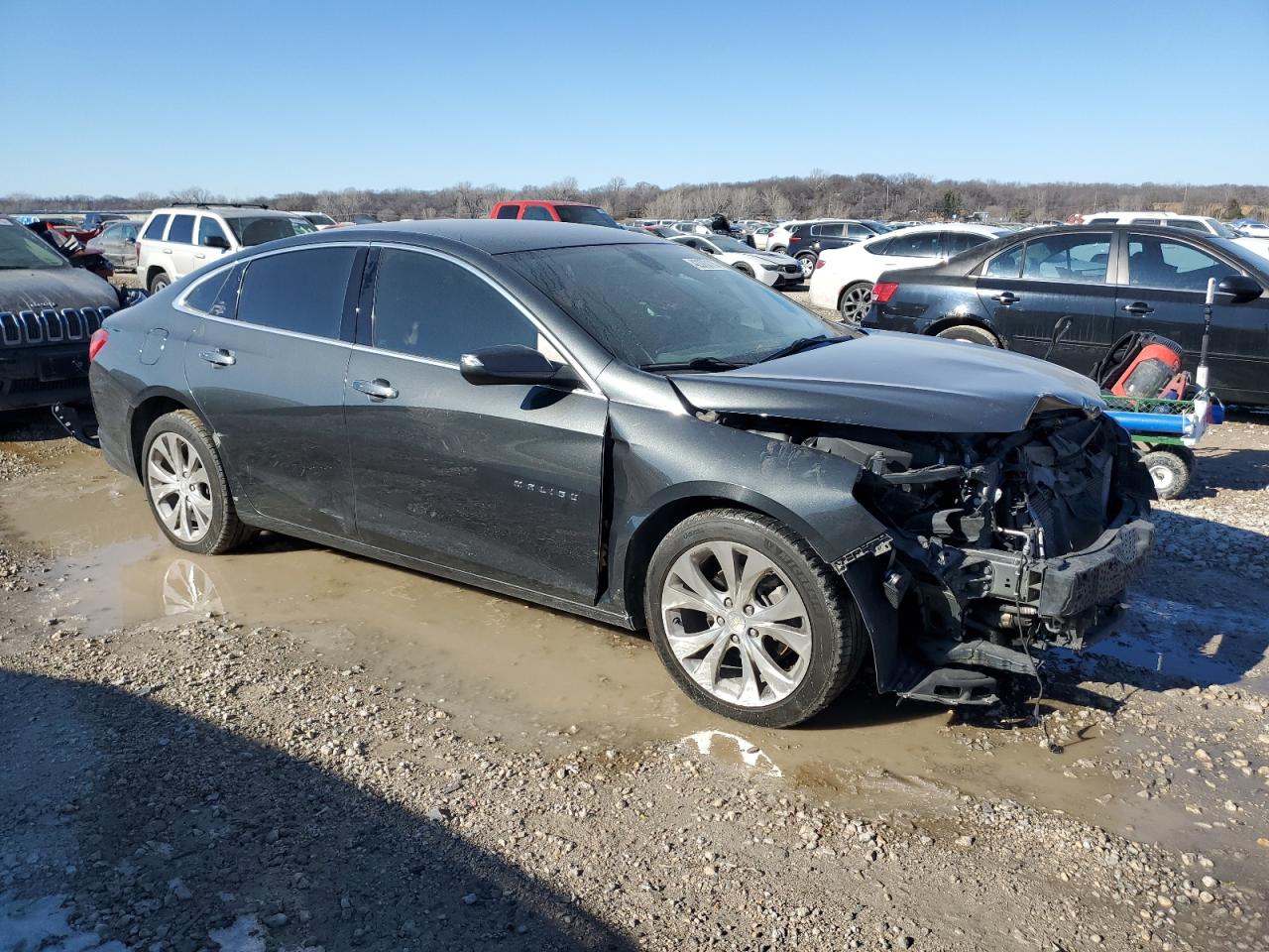 2018 Chevrolet Malibu VIN 1G1ZE5SXXJF111792 Copart auction photo, front end damage thumbnail 4