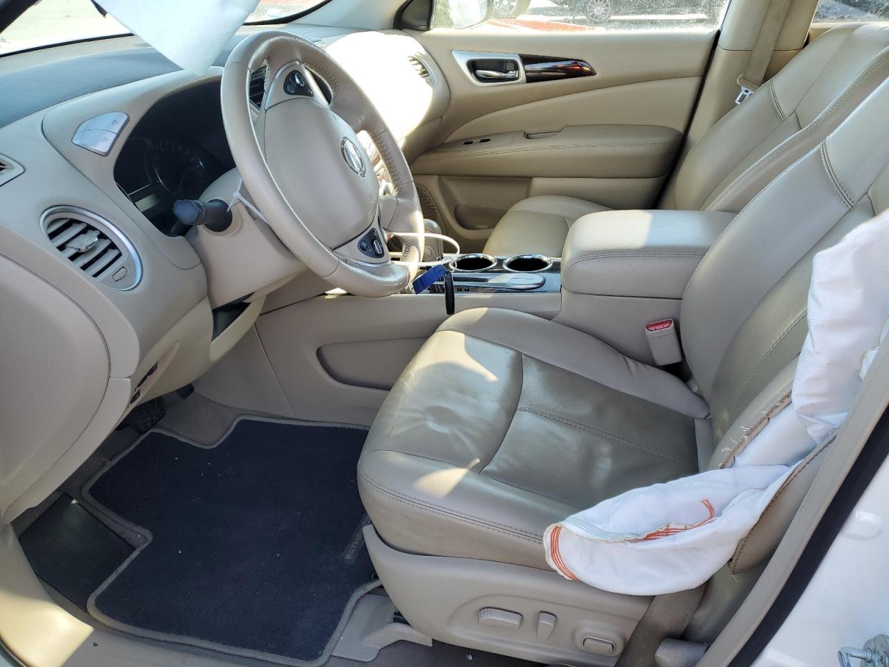 2015 Nissan Pathfinder VIN 5N1AR2MN4FC646625 Copart auction photo, undercarriage / front end damage thumbnail 7