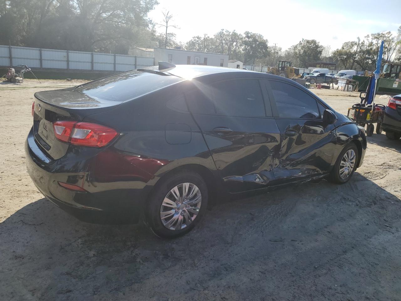 2018 Chevrolet Cruze VIN 1G1BC5SM5J7179893 Copart auction photo, side damage thumbnail 3