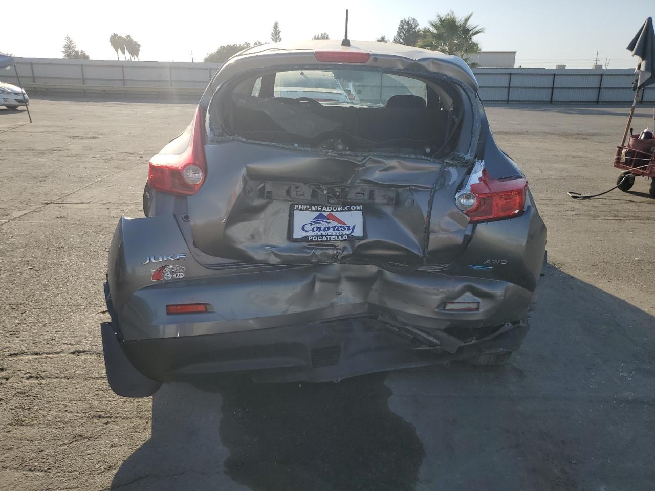 2013 Nissan Juke VIN JN8AF5MV6DT209516 Copart auction photo, rear end / side damage thumbnail 6
