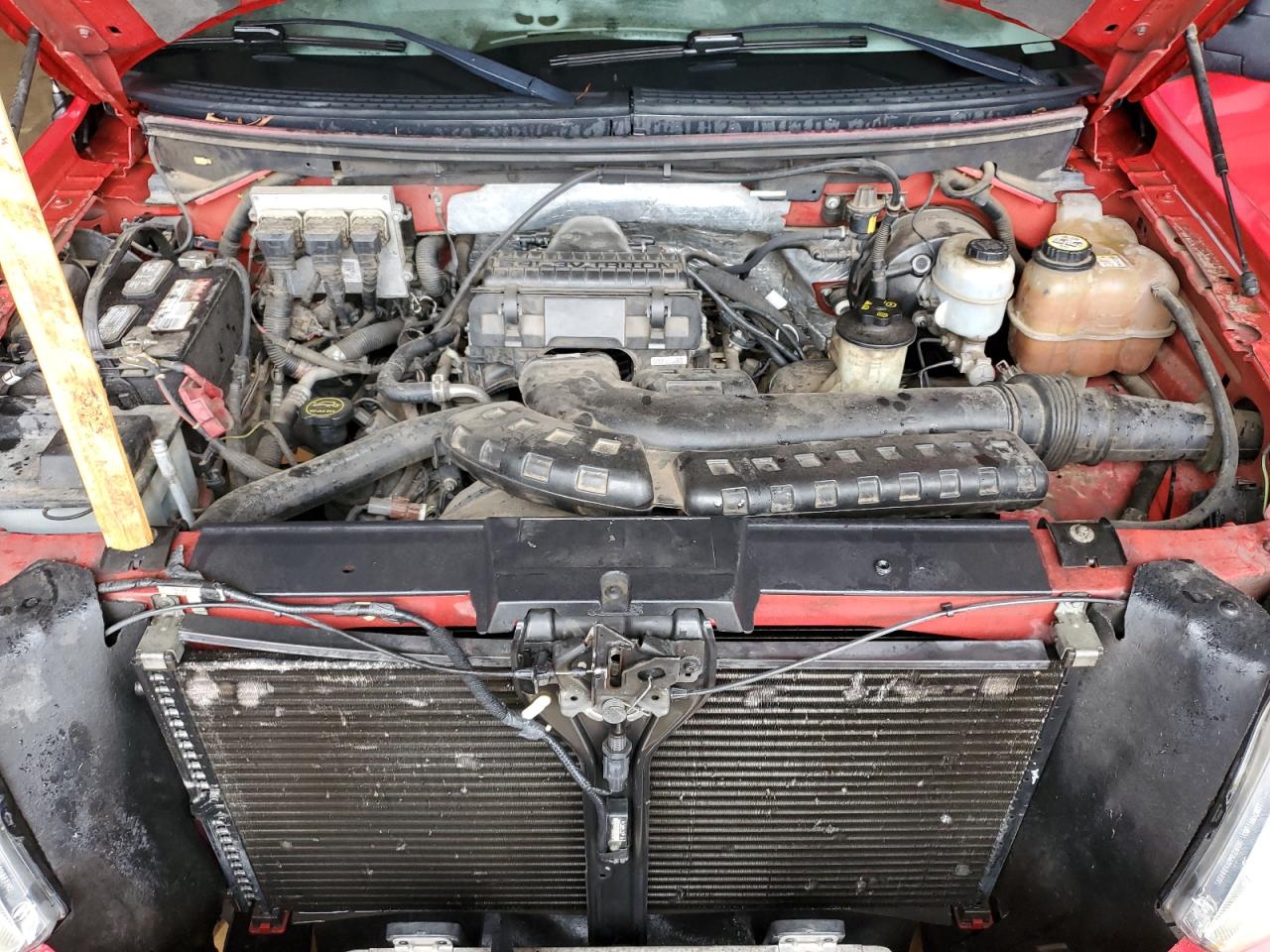 2007 Ford F-150 VIN 1FTPW14V57KC78836 Copart auction photo, side / mechanical damage thumbnail 11