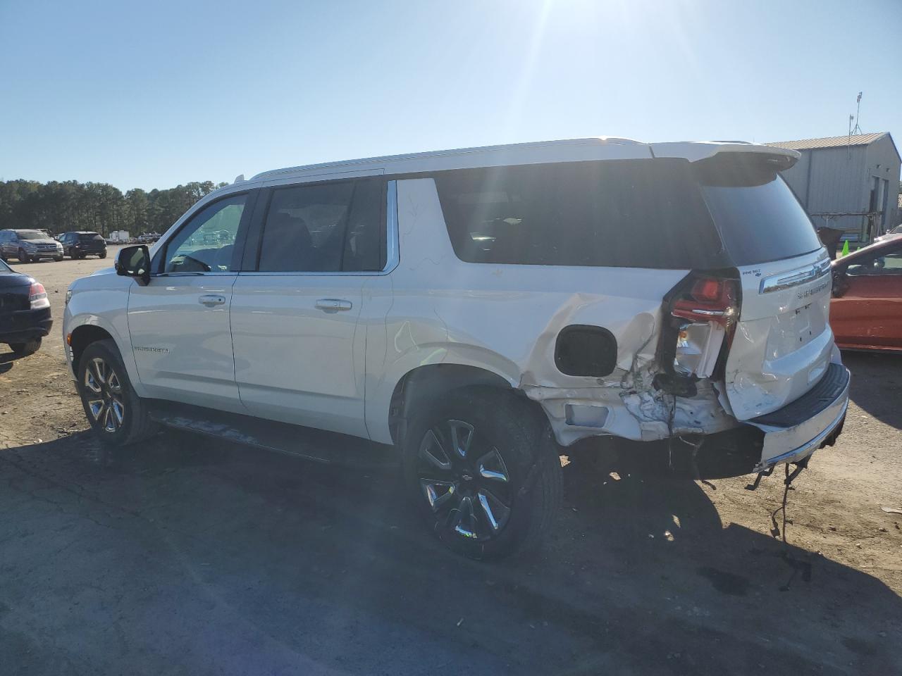 2021 Chevrolet Suburban VIN 1GNSCCKD2MR158740 Copart auction photo, rear end damage thumbnail 2