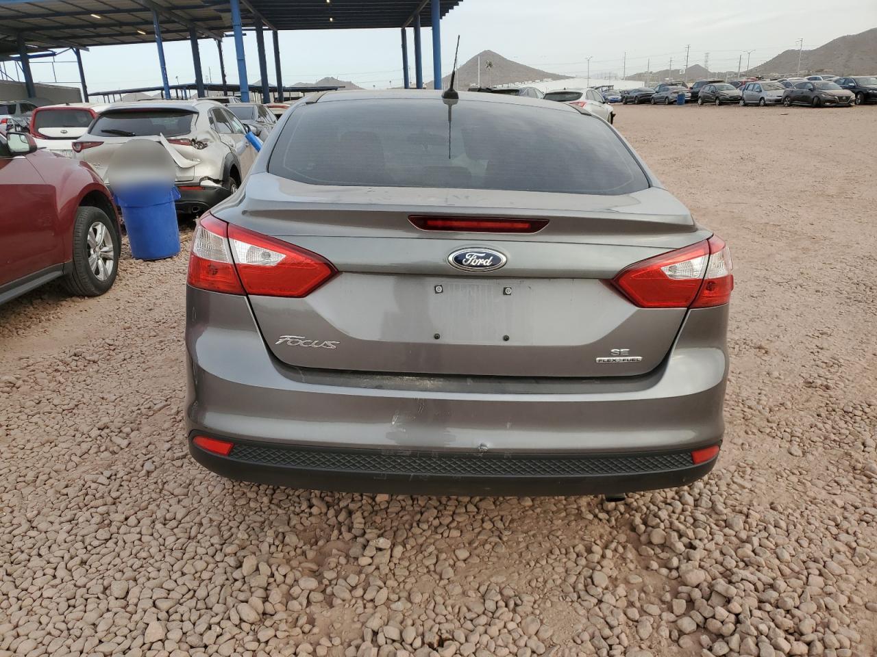 2014 Ford Focus VIN 1FADP3F25EL442517 Copart auction photo, front end / side damage thumbnail 6