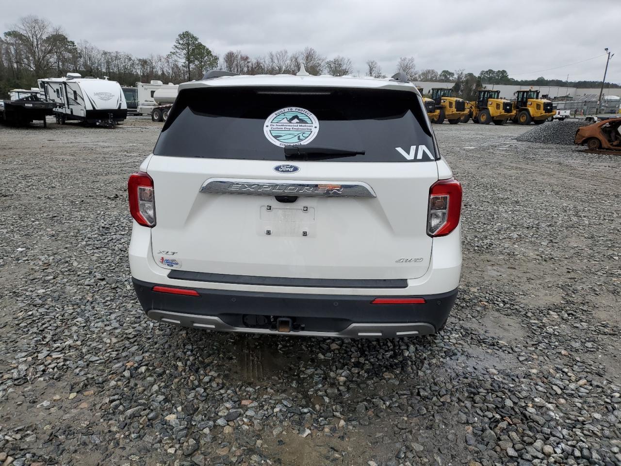 2023 Ford Explorer VIN 1FMSK8DH9PGC41022 Copart auction photo, side / front end damage thumbnail 6