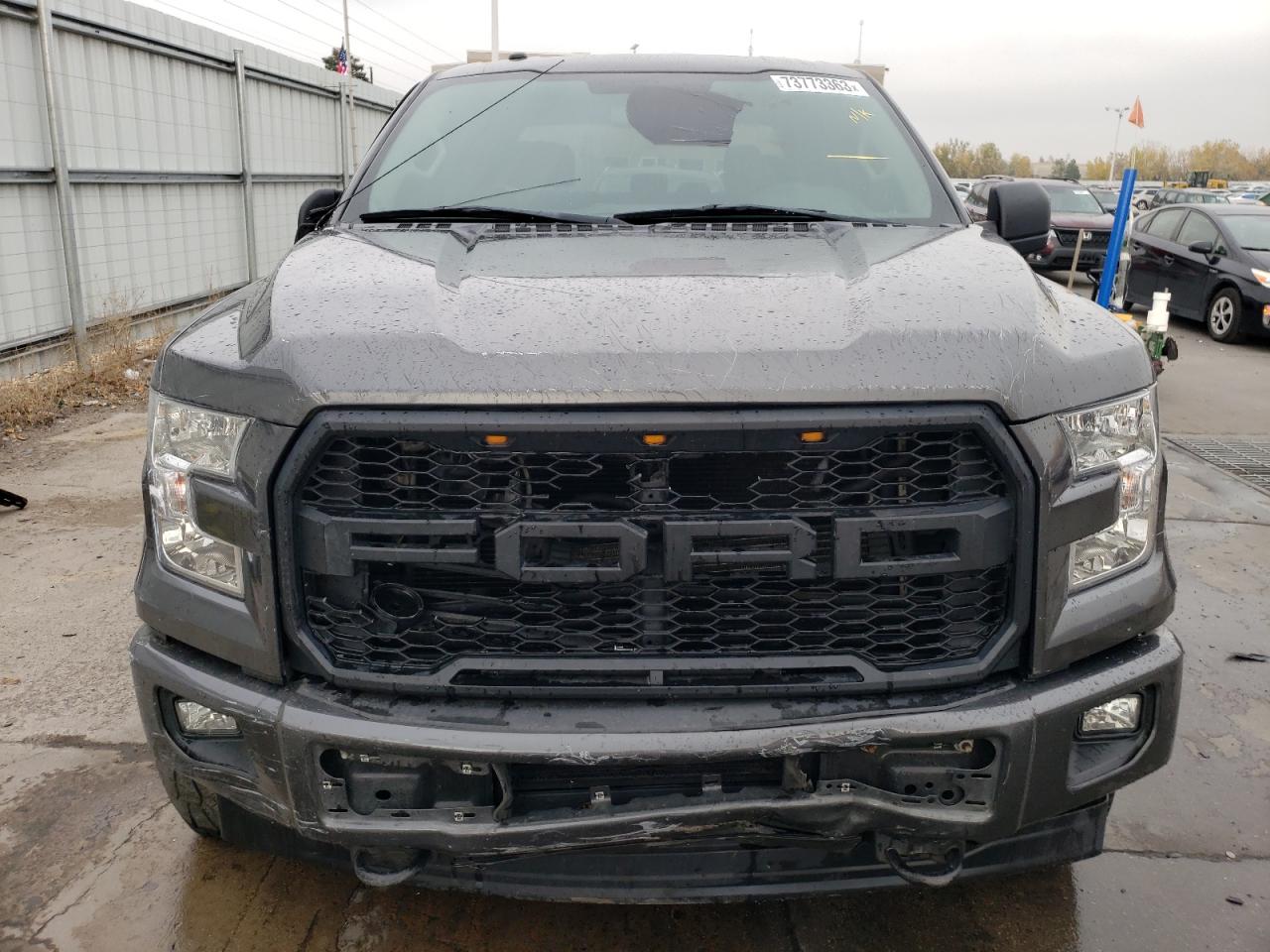2017 Ford F-150 VIN 1FTEW1EP9HKE47619 Copart auction photo, vandalism / rollover damage thumbnail 5