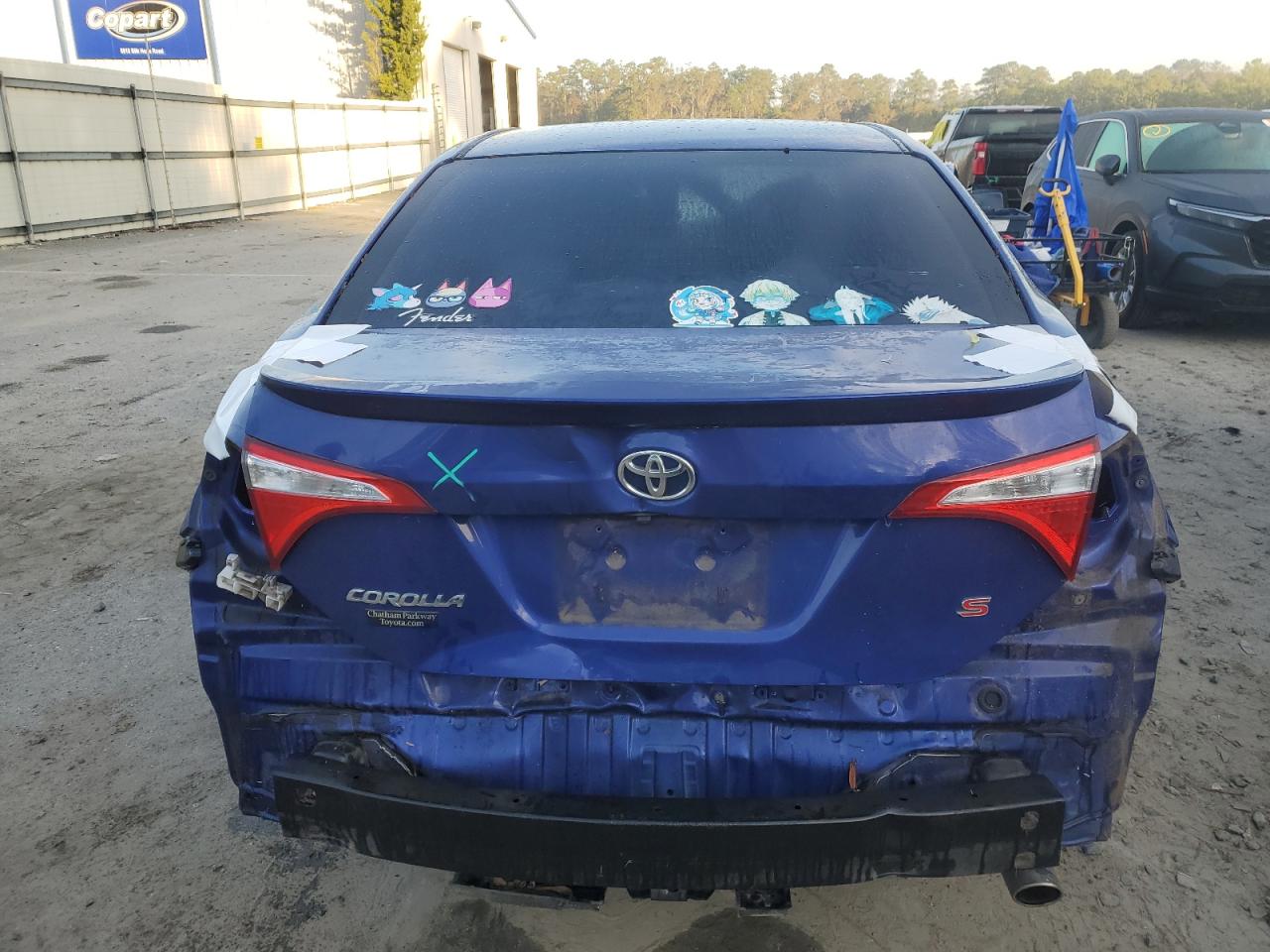 2016 Toyota Corolla VIN 2T1BURHE4GC561027 Copart auction photo, front end damage thumbnail 6