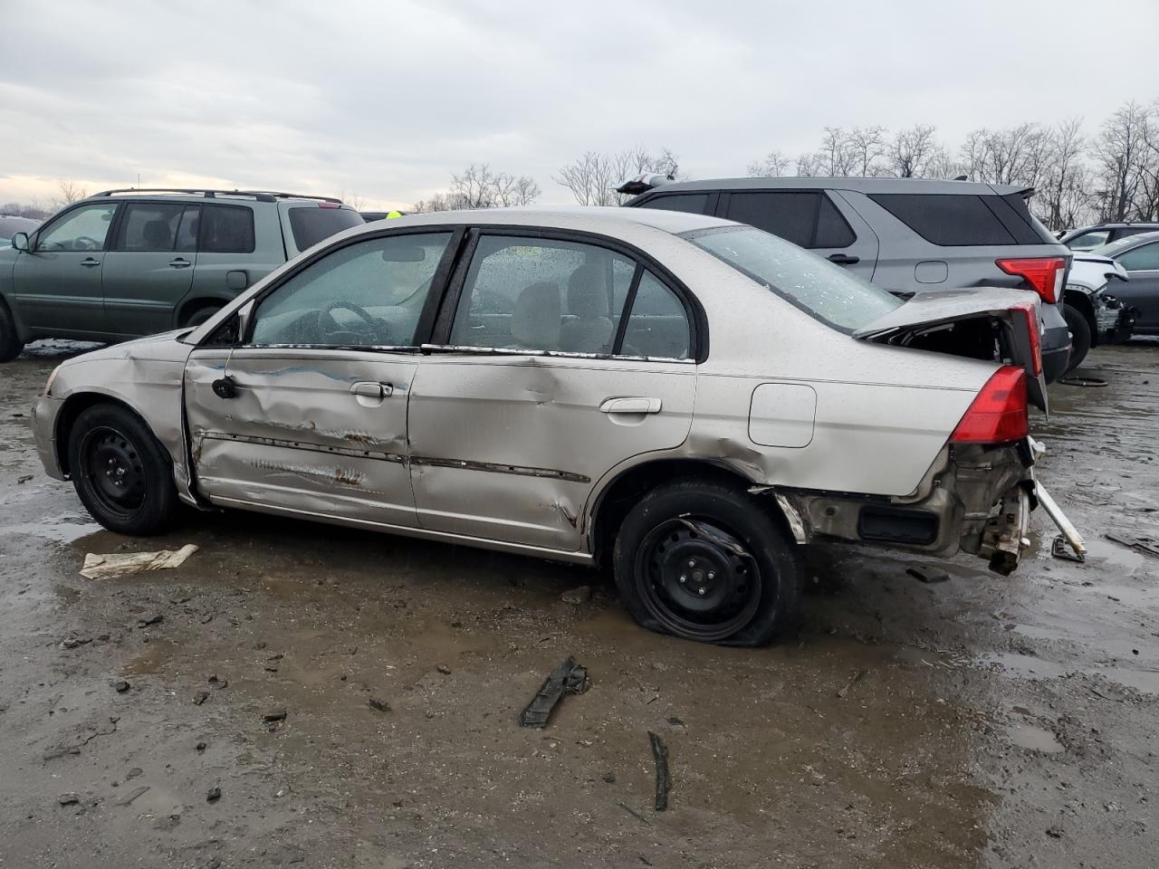 2002 Honda Civic VIN 1HGES26712L038436 Copart auction photo, rear end / side damage thumbnail 2