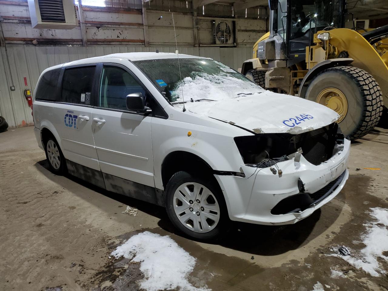 2016 Dodge Caravan VIN 2C4RDGBG9GR152549 Copart auction photo, mechanical / all over damage thumbnail 4