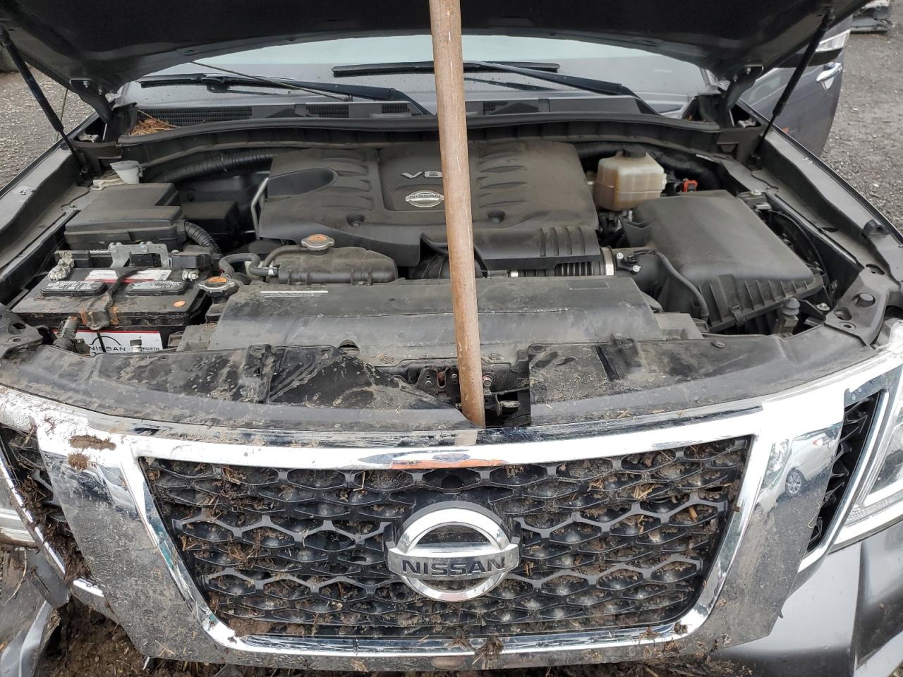 2017 Nissan Armada VIN JN8AY2NC0H9503325 Copart auction photo, front end damage thumbnail 12
