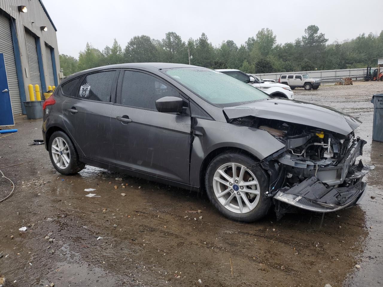 2018 Ford Focus VIN 1FADP3K27JL244036 Copart auction photo, front end / side damage thumbnail 4