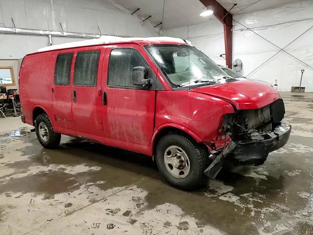 2017 Chevrolet Express VIN 1GCWGAFF1H1339699 Copart auction photo, front end damage thumbnail 12
