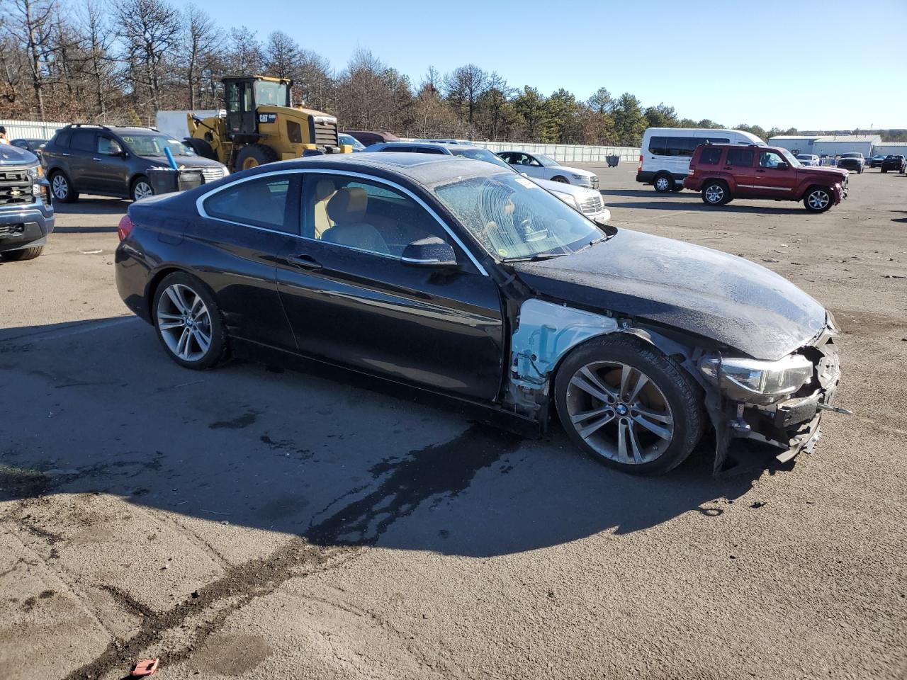 2019 BMW 4er VIN WBA4W5C50KAE50930 Copart auction photo, front end / minor dent/scratches damage thumbnail 4