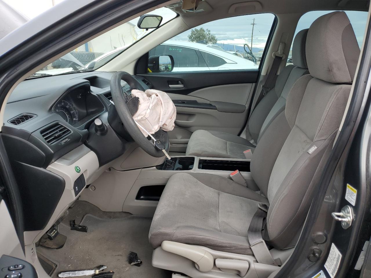 2013 Honda CR-V VIN 5J6RM3H35DL036597 Copart auction photo, front end / frame damage damage thumbnail 7