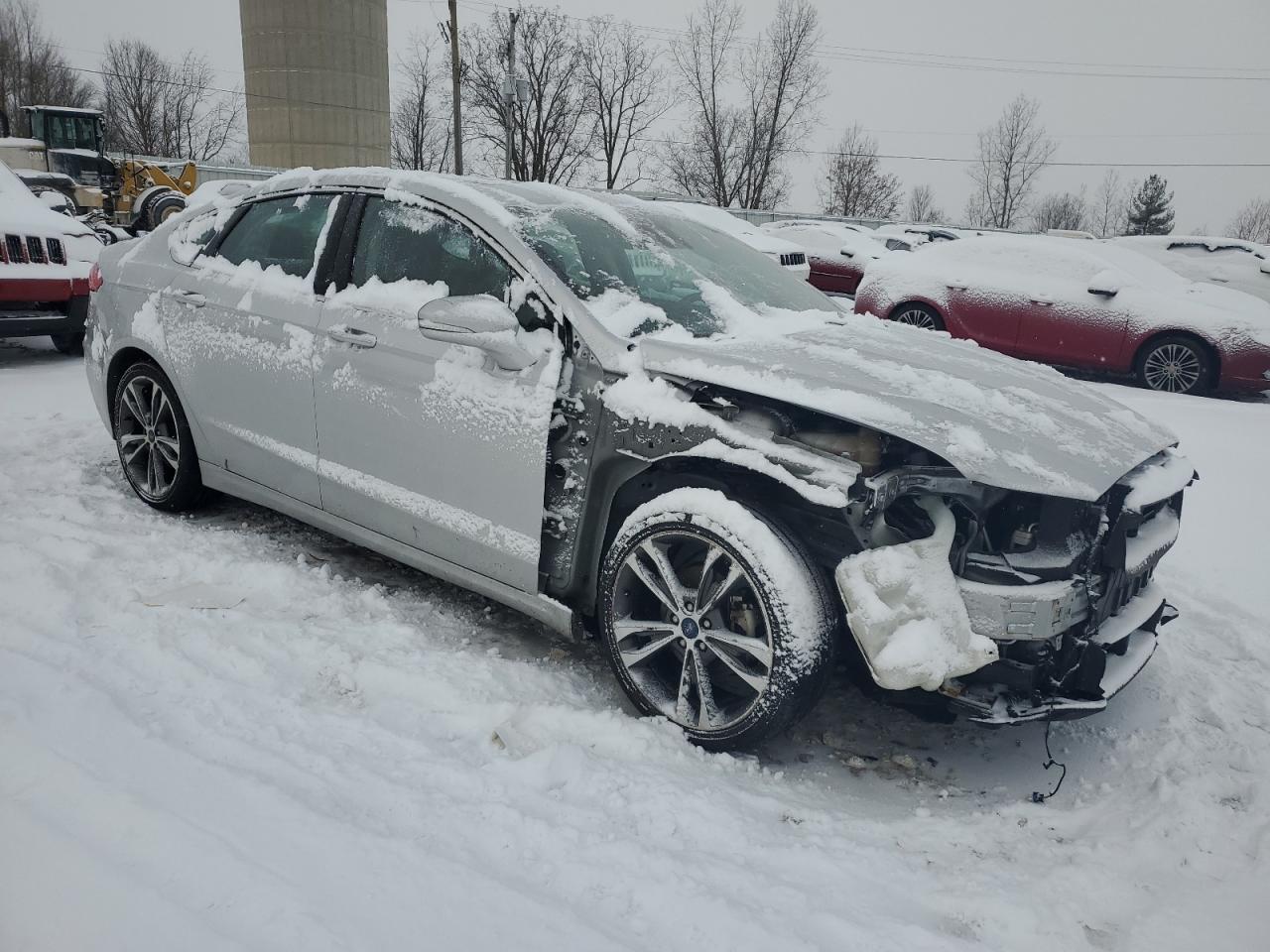 2019 Ford Fusion VIN 3FA6P0D95KR263544 Copart auction photo, front end damage thumbnail 4
