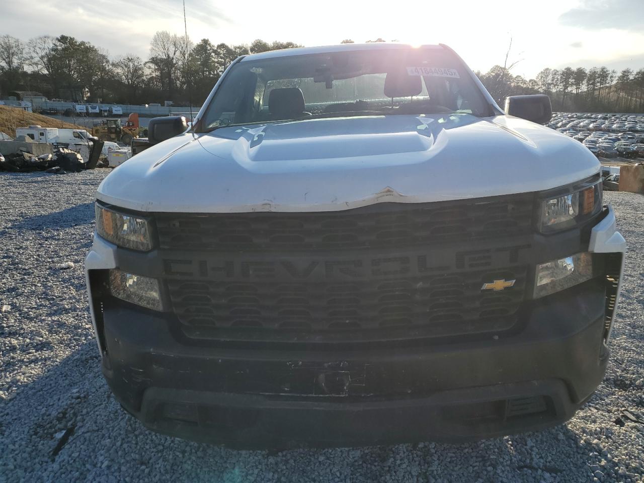 2021 Chevrolet Silverado VIN 3GCNWAEH0MG116602 Copart auction photo, front end / side damage thumbnail 5