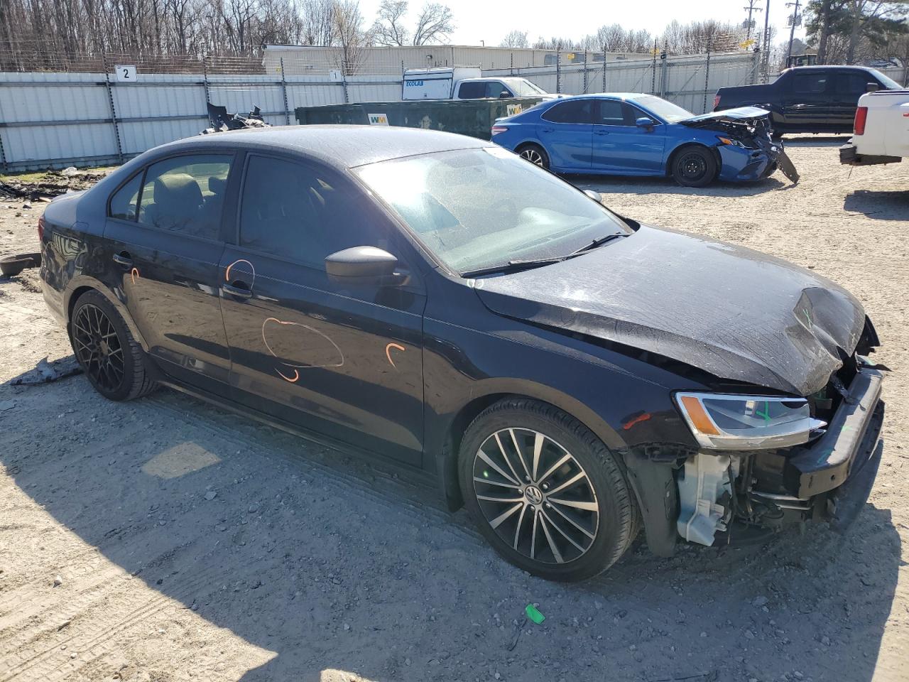 2016 Volkswagen Jetta VIN 3VWD17AJXGM234410 Copart auction photo, front end / minor dent/scratches damage thumbnail 4