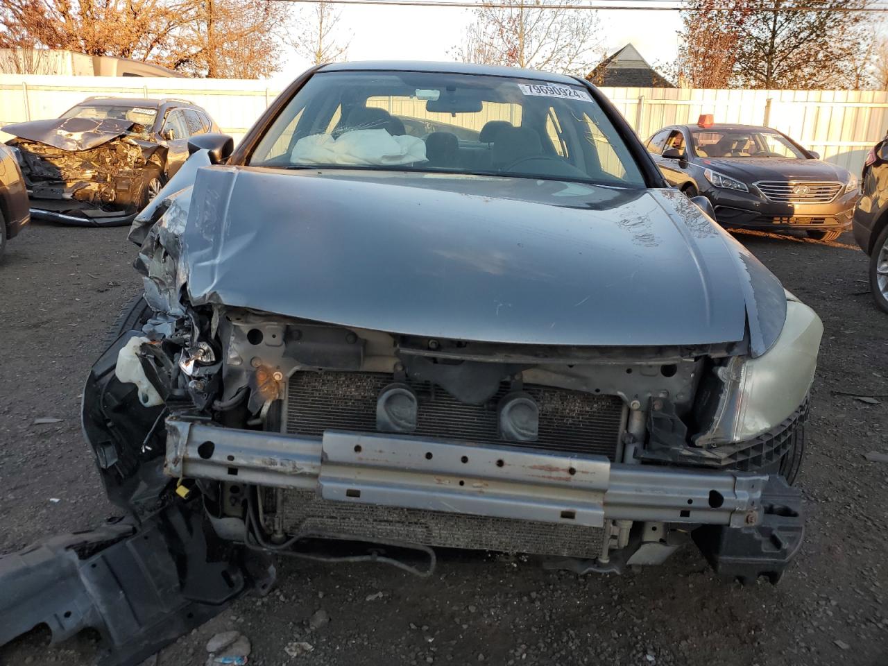 2010 Honda Accord VIN 1HGCP2F44AA139589 Copart auction photo, front end / frame damage damage thumbnail 5
