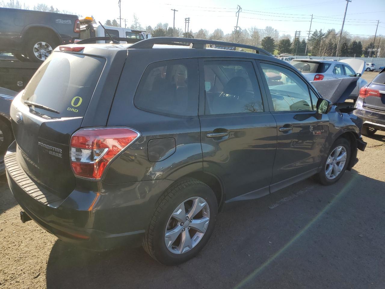2015 Subaru Forester VIN JF2SJADCXFH429058 Copart auction photo, front end damage thumbnail 3