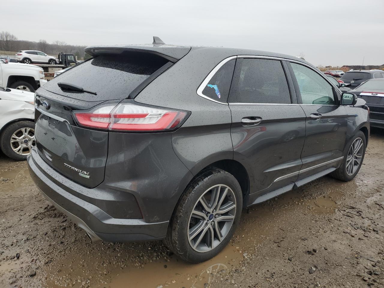 2019 Ford Edge VIN 2FMPK3K96KBC05762 Copart auction photo, front end damage thumbnail 3