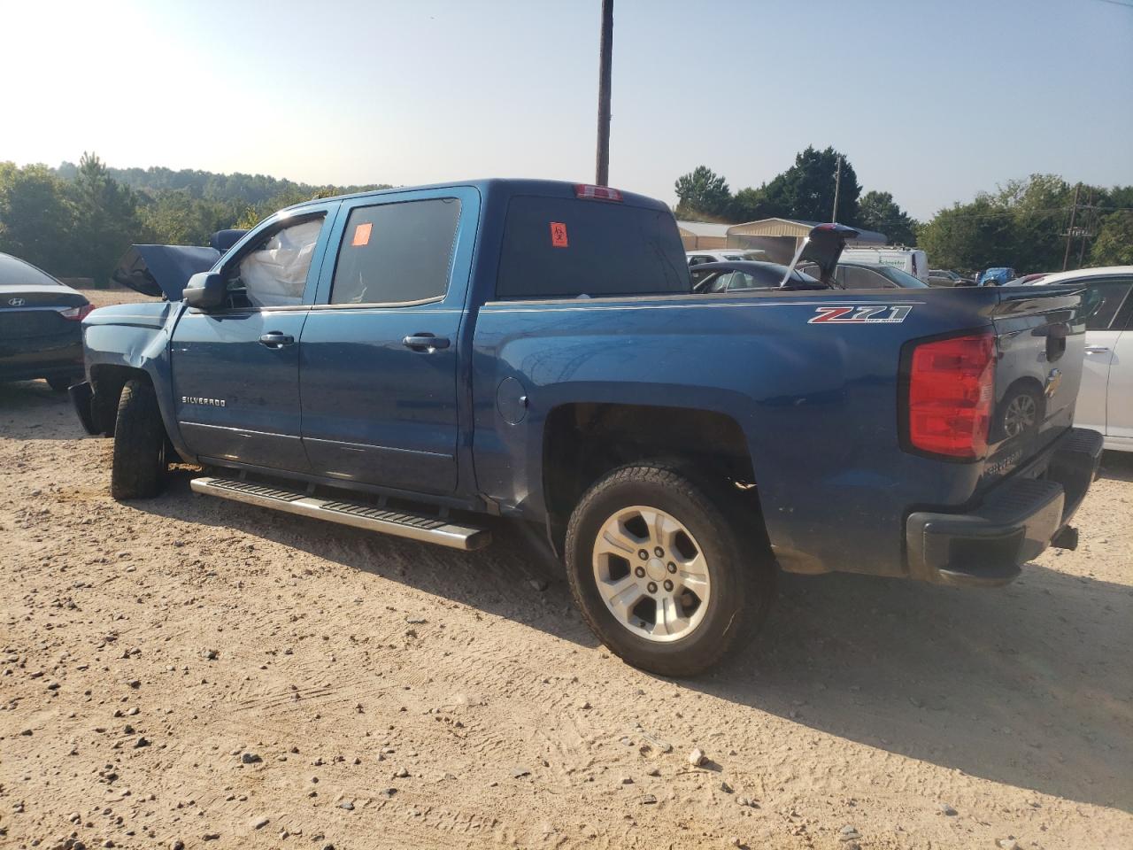 2017 Chevrolet Silverado VIN 3GCUKREC8HG388606 Copart auction photo, front end damage thumbnail 2