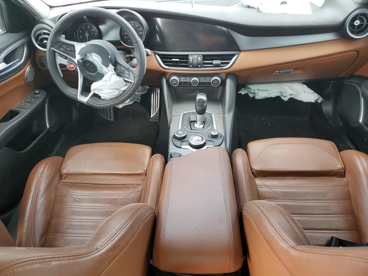 2018 Alfa Romeo Giulia VIN ZARFAECN8J7567177 Copart auction photo, front end damage thumbnail 8