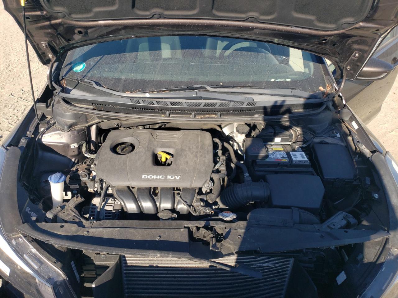 2017 KIA Forte VIN 3KPFL4A71HE012293 Copart auction photo, front end / side damage thumbnail 11