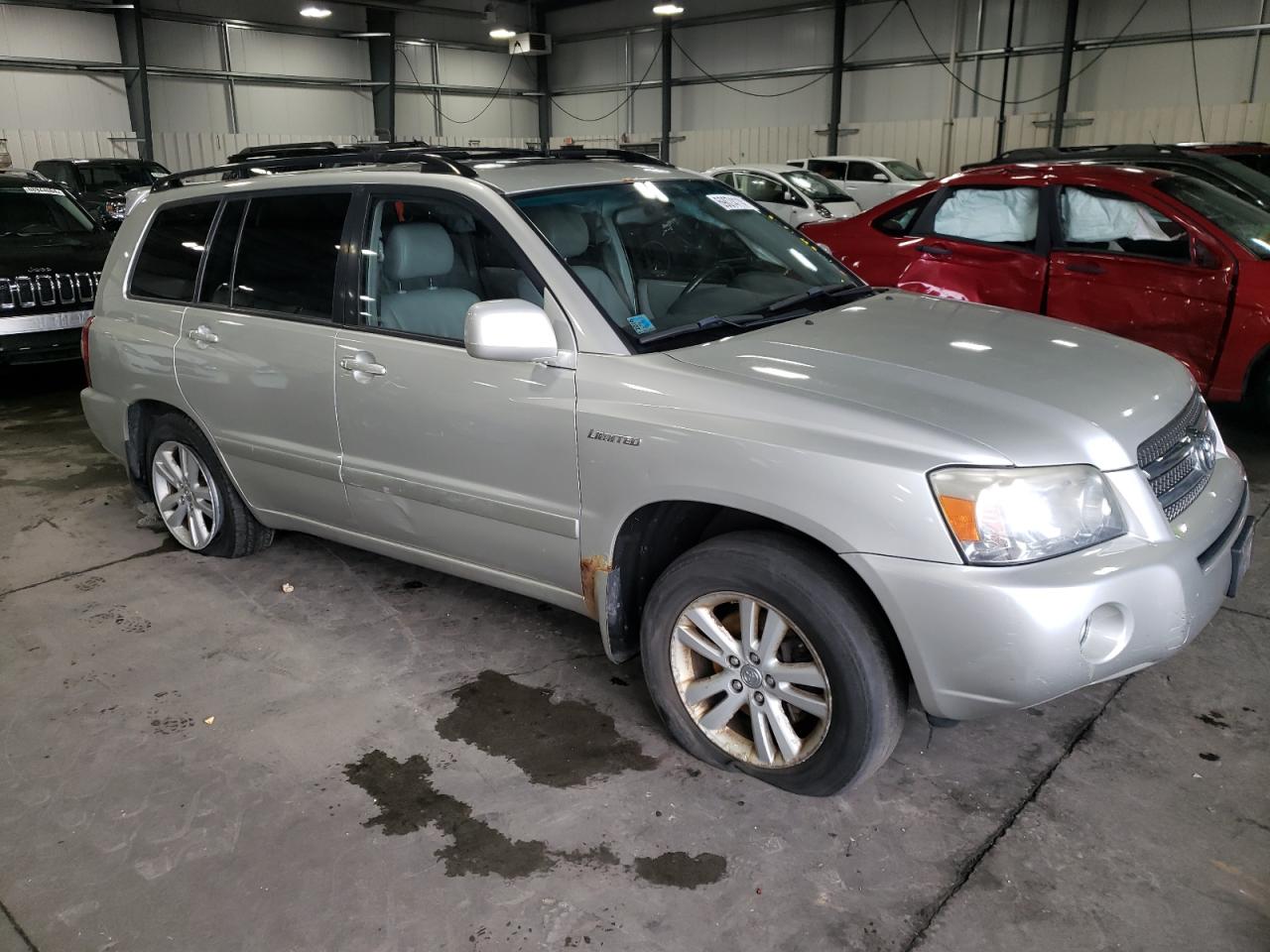 2006 Toyota Highlander VIN JTEEW21A860002266 Copart auction photo, side / rear end damage thumbnail 4