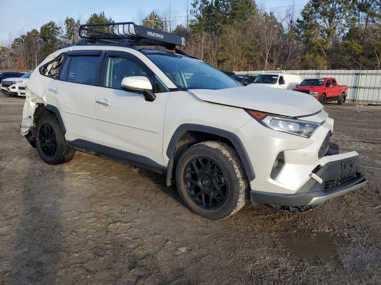 2019 Toyota RAV 4 VIN JTMN1RFV9KD518906 Copart auction photo, rear end / front end damage thumbnail 4