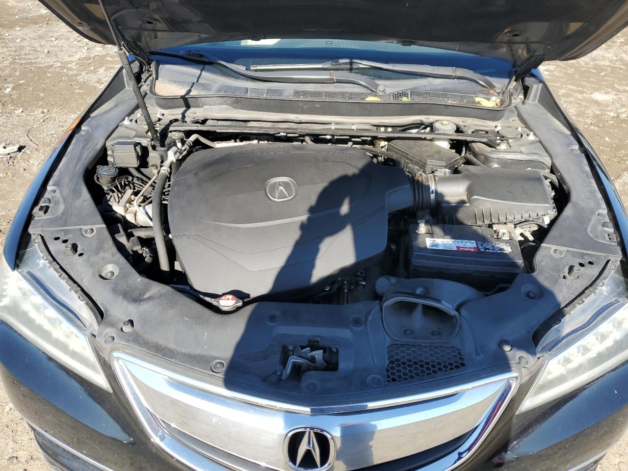 2016 Acura TLX VIN 19UUB2F31GA006713 Copart auction photo, side damage thumbnail 11