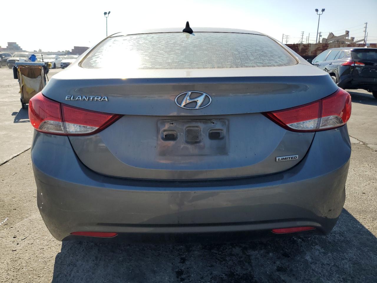 2013 Hyundai Elantra VIN 5NPDH4AE9DH228602 Copart auction photo, vandalism / stripped damage thumbnail 6