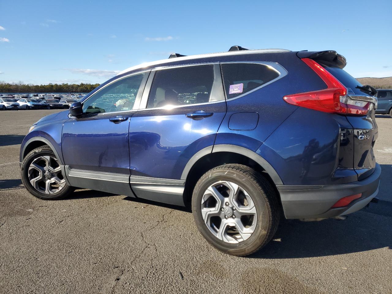 2018 Honda CR-V VIN 7FARW2H82JE040003 Copart auction photo, front end / side damage thumbnail 2